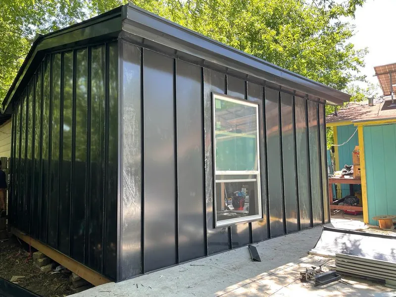 Black standing seam metal wall panels for Roof Inspection in Tyrone