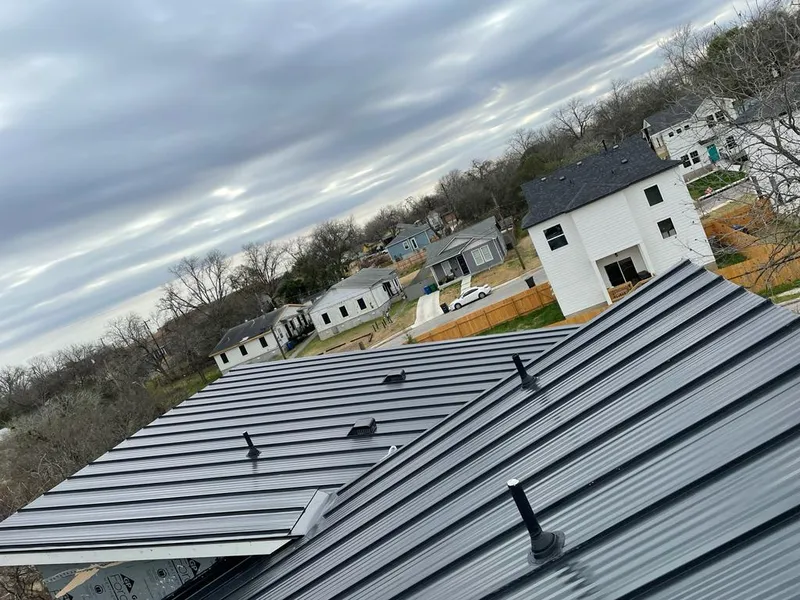 Standing seam metal roof panels with vents for Skylight Repair in Tyrone